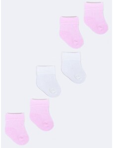 Yoclub Kids's 3Pack Girl's Socks SKA-0009U-0000-003