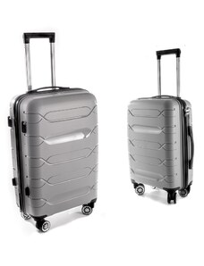 Cestovní kufr RGL PP2 s TSA zámkem šedý - malý