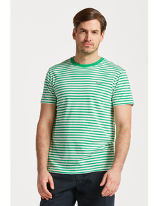 TRIČKO GANT STRIPED T-SHIRT zelená M