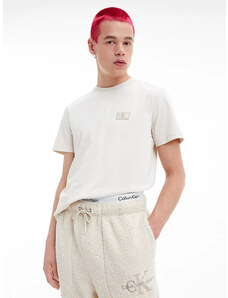 Calvin Klein pánská krémové tričko