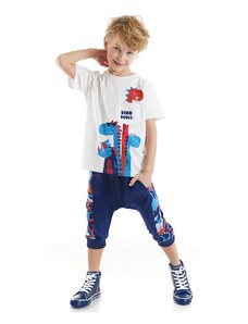 Denokids Dino Dudes Boys T-shirt Capri Shorts Set