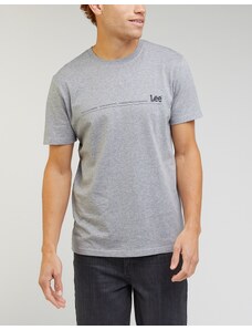 Pánské tričko LEE LL03FQ03 SMALL LOGO TEE Sharp Grey Mele