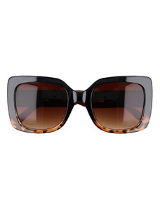 Sunmania Hnědé oversized sluneční brýle „Anonym"