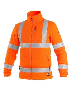 CANIS SAFETY CXS PRESTON fleecové bunda reflexní oranžová