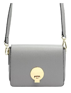 Kožená crossbody kabelka Luka 20-032 šedá