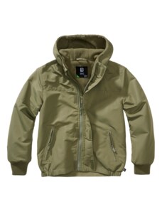 Brandit Bunda dětská Kids Frontzip Windbreaker olivová