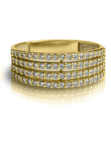 Couple Luxur Zlatý dámský prsten Maylo 1110741 Velikost prstenu: 60