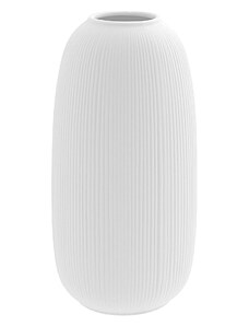 Storefactory Porcelánová váza ÅBY White 26 cm