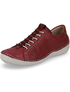 Červené, zlevněné dámské boty na klínu | 270 kousků - GLAMI.cz
