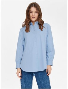 Světle modrá dámská košile ONLY Nora - Dámské