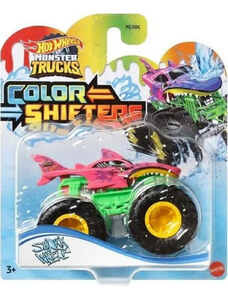 Mattel Hot Wheels Monster Trucks 1:64 Color Shifters Tiger Shark