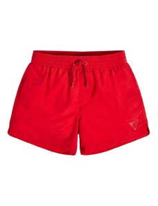 Chlapecké plavky - šortky GUESS červené MINI ME