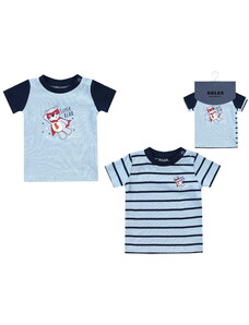 Jacky BOLEY dětský set 2 ks triček s krátkým rukávem Méďa