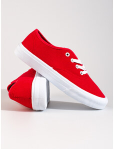 Classic women's knotted sneakers Shelvt red
