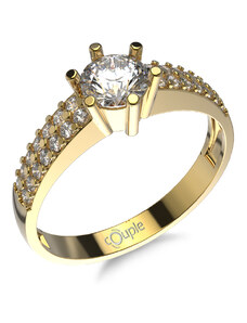 Couple Zlatý dámský prsten Nixia 5210516 Velikost prstenu: 52