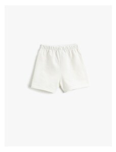 Koton Shorts with Tie Waist Elastic Crab Print