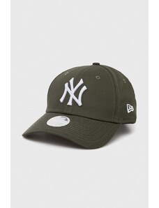 Kšiltovka New Era zelená barva, s aplikací, NEW YORK YANKEES