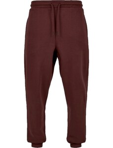 Tmavě červené pánské tepláky Urban Classics Basic Sweatpants