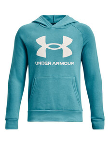 Mikina kapucí Under Armour UA RIVAL FLEECE HOODIE-BLU 1357585-433 YM