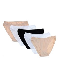 Dagi Mixed 5-Piece Women's Classic Slip Briefs