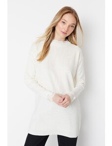 Trendyol Ecru Sleeves Pearl Detailed Knitwear Sweater