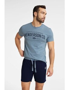 Henderson Pánské pyžamo Ferrous modré melange