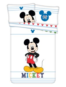 Jerry Fabrics Povlečení do postýlky 100x135 + 40x60 cm - Mickey Mouse "Colors"