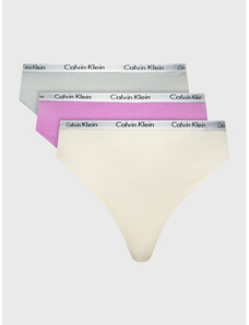 Sada 3 kusů string kalhotek Calvin Klein Underwear