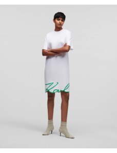 KARL LAGERFELD KARL SIGNATURE HEM DRESS 100