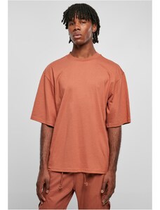 UC Men Organické terakotové tričko s dlouhými rukávy