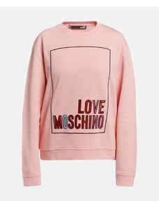 Love Moschino růžová mikina W630648M4266