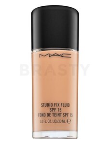 MAC Studio Fix Fluid Foundation SPF15 NW30 dlouhotrvající make-up pro sjednocenou a rozjasněnou pleť 30 ml
