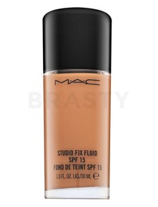 MAC Studio Fix Fluid Foundation SPF15 NW43 dlouhotrvající make-up pro sjednocenou a rozjasněnou pleť 30 ml