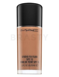 MAC Studio Fix Fluid Foundation SPF15 NC55 dlouhotrvající make-up pro sjednocenou a rozjasněnou pleť 30 ml