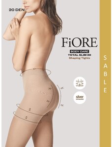 FIORE Total Slim 20 sťahujúce pančuchy 20DEN, Sable