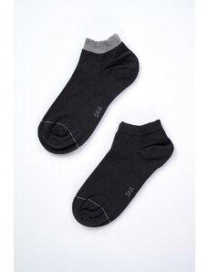 Dagi Black Men's 2-Pack Booties Socks