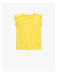 Koton Basic Frilly T-Shirt Sleeveless