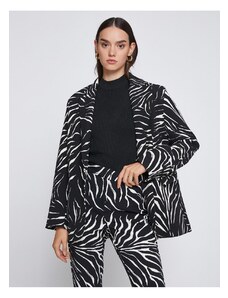 Koton Zebra Pattern Blazer Jacket