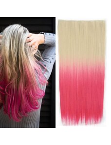 Girlshow Clip in vlasy - rovný pás - ombre - odstín 613 T Pink