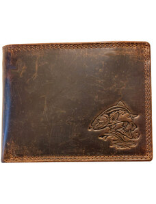 Kožená peněženka PSTRUH brown