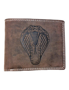 Pánská kožená peněženka kobra
