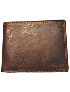 Kožená peněženka WATER BUFFALO brown PRAGATI