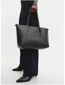 Černý dámský vzorovaný shopper Calvin Klein - Dámské