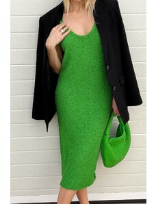 NA-KD Trend Fluffy Knitted Sleeveless Maxi Dress