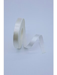 Haillo Fashion Saténová stuha - 12 mm, bílá