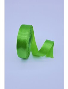 Haillo Fashion Saténová stuha - 25 mm, zelená světlá