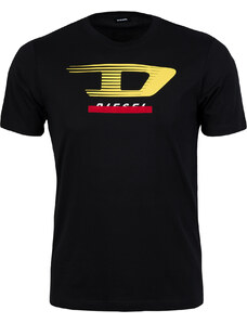 Černé tričko Diesel s natištěným logem