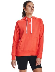 Under Armour Rival Fleece HB Hoodie-ORG After Burn / / White