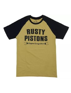 Tričko Rusty Pistons RPTSM83 Burney beige/blue - 2XL / BÉŽOVÁ