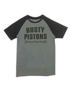 Tričko Rusty Pistons RPTSM84 Burney grey/black - S / šedá
